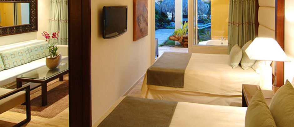 Dominikana - hotel The Reserve at Paradisus Palma Real, pokój One Bedroom Suite z prywatnym ogrodem, tropical sun