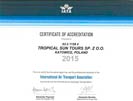 IATA certificate 2016