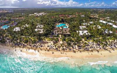 Grand Palladium Palace, Dominikana, Punta Cana, hotel i plaża - widok z góry, Tropical Sun Tours