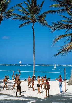 Grand Palladium Bavaro, Dominikana, Punta Cana, siatkówka na plaży, Tropical Sun Tours