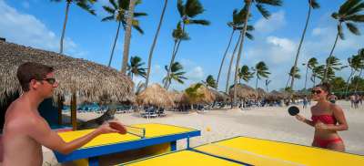 Punta Cana Princess Beach, Dominikana, plaża, gra w pingponga, Tropical Sun Tours