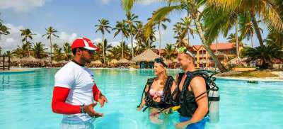 Punta Cana Princess Beach, Dominikana, basen, nauka nurkowania, Tropical Sun Tours