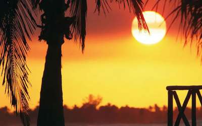 Kuba, geografia, informacje, zachód słońca, Tropical Sun
