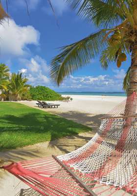 Mauritius, plaża, hamak, wakacje w tropikach, Tropical Sun