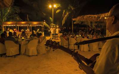 Incentive, restauracja na plaży, wspólna zabawa, Tropical Sun