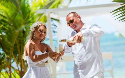 Ślub na Dominikanie, romantyczny ślub na Karaibach, ślub w tropikach, Tropical Sun