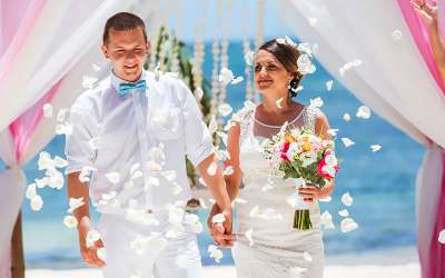 Ślub na Dominikanie, romantyczny ślub na Karaibach, ślub w tropikach, Tropical Sun