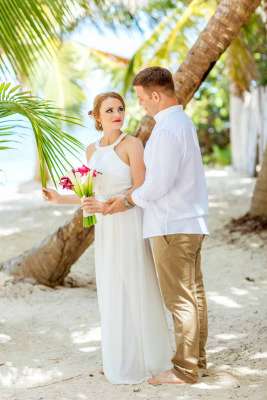 Dominikana - ślub na plaży zdjęcia - Alicja i Michał. Ślub za granicą w plenerze