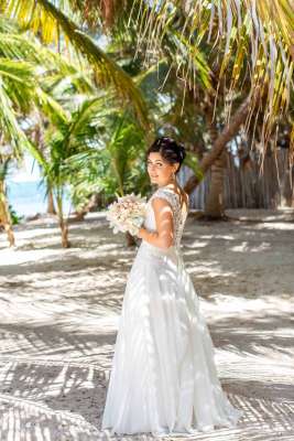 Dominikana - ślub na plaży zdjęcia - Angelika i Łukasz. Ślub za granicą w plenerze