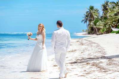 Dominikana - ślub na plaży - Anna i Sebastian. Ślub w plenerze na Karaibach