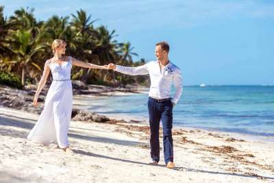 Dominikana - ślub cywilny na plaży - Irmina i Paweł. Ślub w plenerze na Karaibach