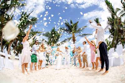 Dominikana - ślub na plaży i przyjęcie - Anna i Michał
