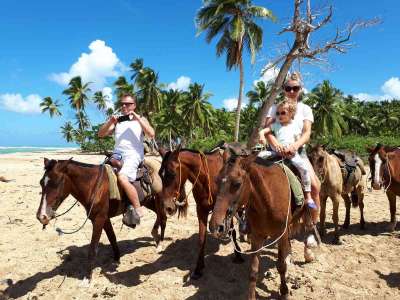 Dominikana - Huśtawki na Górze Czarownic + Magiczna Plaża Limon - zdjęcia z wycieczki 23.02.2018