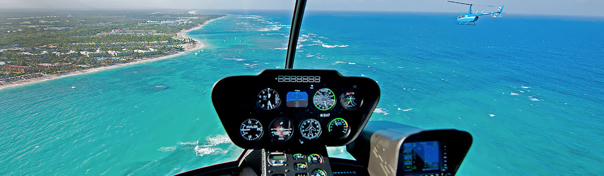 Punta Cana Dominikana - helikopter lot widokowy