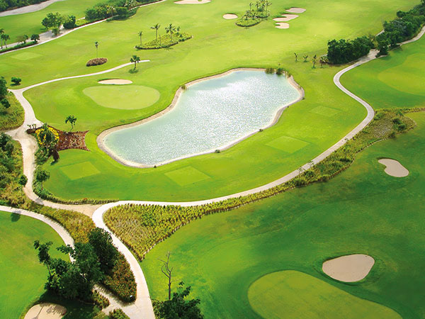 Dominikana dla golfistów, pola golfowe na Dominikanie, widok z góry, Tropical Sun Tours