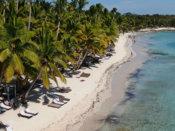 Dominikana - Wczasy, wycieczki lokalne, Punta Cana, widok z drona, Tropical Sun Tours