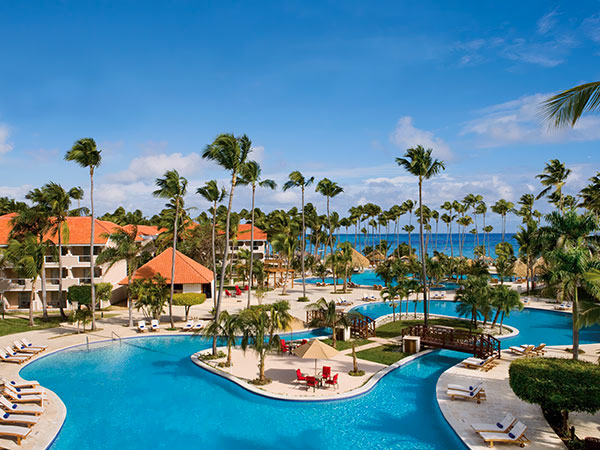 Hotele Punta Cana cz.1, Bar, Hotel Dreams Palm Beach, widok z góry, Tropical Sun Tours