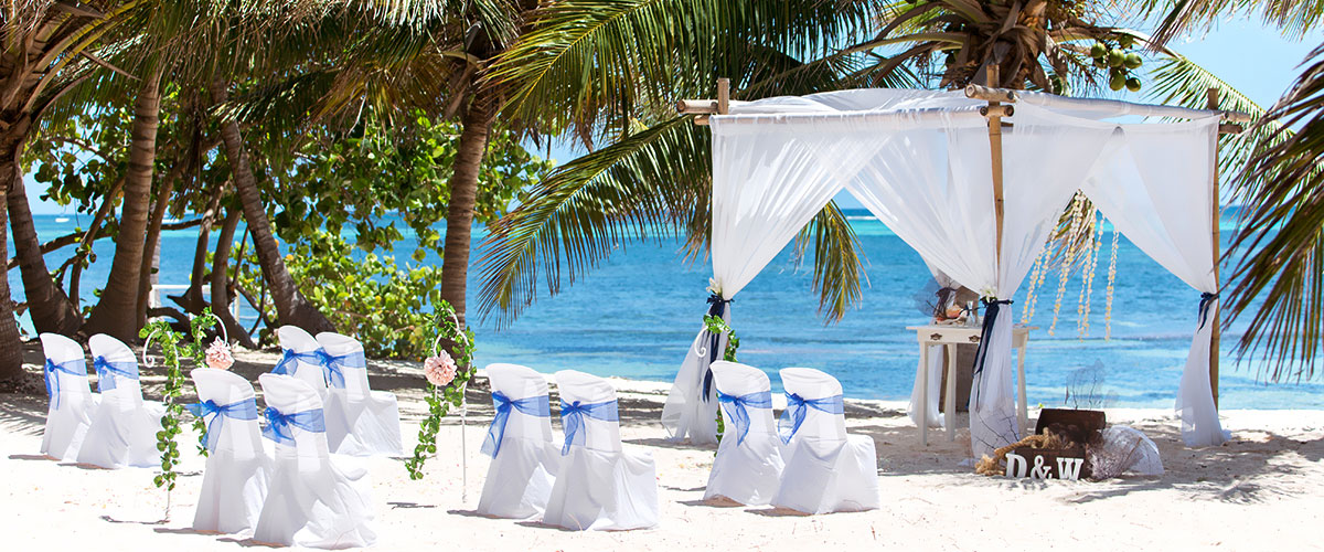 Ślub na Dominikanie, romantyczny ślub na Karaibach, ślub w tropikach, Tropical Sun