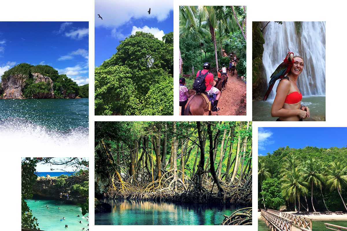 Wycieczki fakultatywne, Dominikana, Samana, Park Los Haitises, Wodospad El Limon, wyspa Bacardi, Tropical Sun Wycieczki fakultatywne, Dominikana, Samana, Park Los Haitises, Wodospad El Limon, wyspa Bacardi, Tropical Sun